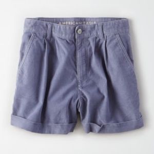 NWT American Eagle High Rise Mom Shorts Corduroy
